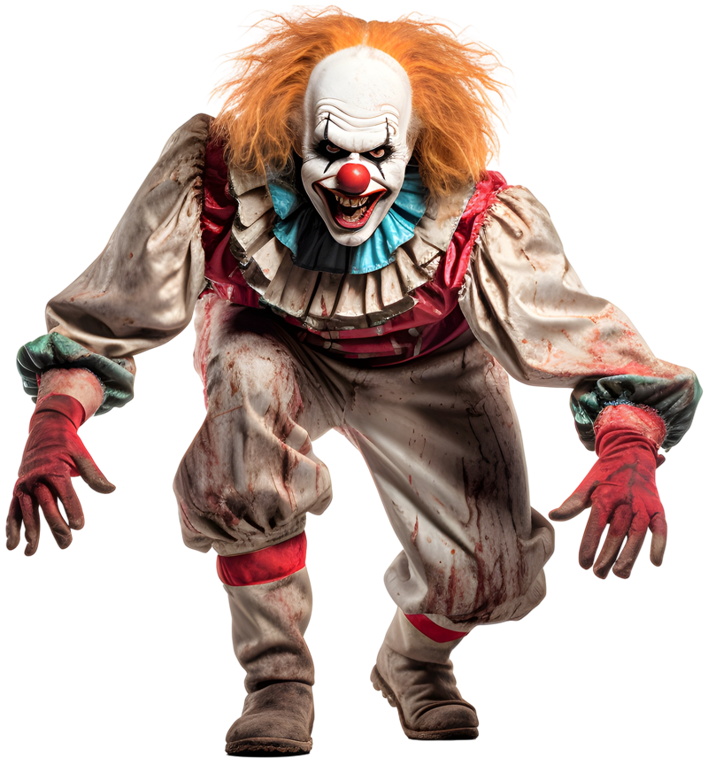 Clown Frightening Haunted House Halloween